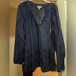 Lily Pulitzer cotton cutout Elsa. XL